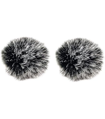 Bonnette Fourrure Rycote 065555 Pour Micro Ristretto Lavalier - Noire, Anti-Vent