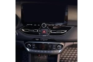 ‎FUEISOF FUEISOF Armaturenbrett Gitter Lüftung Abdeckung Rahmen Auto-Innenraum ABS Für Hyundai I30 PD PDE MK3 2017-2024 (Kohlefaser)