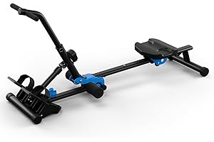 Capital Sports rowing machine for home foldable, sport rowing machine with magnetic resistance, folding row shaper for strength training with LCD display, 8-level magnetic rowing machine for home