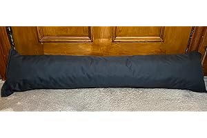 GOLDSTAR SHOP Goldstar Charcoal Waterproof Draught Excluder Draft Insulator Door Sausage Hallway Energy Saver wind stopper Cushion