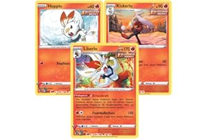 Cardicuno Hopplo Kickerlo & Liberlo Holo Set SWSH278 Schaurige Herrschaft Deutsch