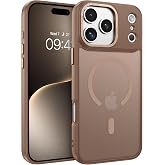 MADNOVA iPhone 17 Pro Max İ&ccedil;in Telefon Kılıfı Magsafe ile Uyumlu Kamera Korumalı Mat Şeffaf G&ouml;r&uuml;n&uuml;ml&uuml; Telefon Kılıfı (&Ccedil;&ouml;l)