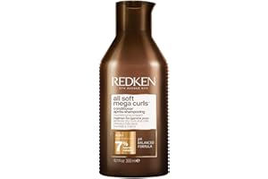‎REDKEN Redken Spülung für lockiges oder krauses Haar, Belebt, bändigt & hydratisiert trockenes Haar, Mit Aloe-Vera, All Soft Mega Curls Conditioner, 300 ml