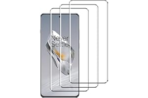 Pollachi Zaprojektowany dla Oneplus 12 ochraniacz ekranu [3 sztuki] 3D pełne pokrycie zakrzywiona folia ze szkła hartowanego, twardość 9H, odporna na wybuchy, ochrona przed odciskami palców, bez