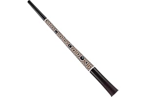 Sonic Energy Sliced Pro Didgeridoo – Składany instrument podróżny – Tonacja E – Drewno mahoniowe, czarne kropki (DDPROFPE)