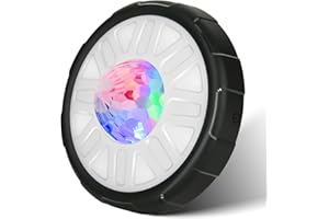 Bilivry Car Led Interior Lights, Led Touch Wireless Car Light RGB 7 Colors Adjustable Rechargeable Mobile USB Touch Car Accessories Interior Ambient Lighting (B)