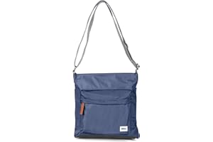 ROKA LONDON ROKA Kennington Medium Nylon Crossbody Bags for Women & Men - Multi Pockets, Chunky Zip, Adjustable Strap for Travel, Work, School