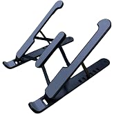 Bybaby Y&uuml;kseklik Ayarlı Plastik Laptop Standı, Kolay Kurulum, Taşınabilir, Ergonomik ve Konforlu, Bilgisayar Standı