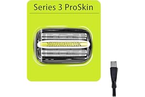 RIENAN Elektryczna głowica tnąca do Braun Series 3, kompatybilna z głowicą golącą Braun 32B, kompatybilna z głowicą golącą Braun 3 Series 300S 301S 310S 320S 330S 340S 360S 380S 3000S z podwójną głowicą