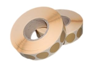 Flachberg 4000 Stück Schusspflaster für Zielscheibe 20mm (Braun Beige IPSC Target)