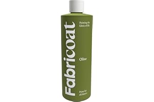 Fabricoat Fabric Paint – Restore or Change the Colour of Any Fabric - Paint Directly Onto Fabric - Transform Anything – Sofas, Lampshades, Car Interiors (250ml, Olive)