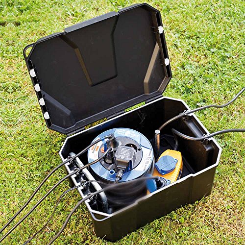 Heissner Z960–00 Strom-Box für den Garten – Schwarz - 3