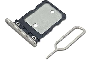 Eonpam Dual SIM Karte Rahmen für Google Pixel 7 Pro Card Tray SIM Kartenhalter Slot Schlitten Halter + SIM Pin(Gold)