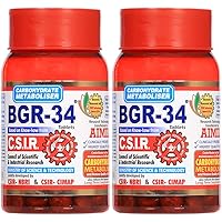 AIMIL BGR-34 Herbal Tablets For Health & Diabetes Control| 100 Tablets (Pack of 2)