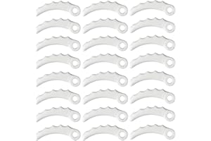 4BAOHUI Pack of 24 Replacement Plastic Blades, Replacement Blades for Head 255 mm x 3.6 mm, Plastic Knife for MaKita 198426-9
