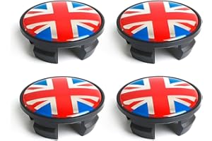 HEINMO Neumáticos de Coche Llantas de Rueda Cubo Central Decoración Insignia Tapas de la Cubierta Tapacubos 54mm para MN Cooper JCW One S R55 R56 R57 R58 R59 R60 R61 Clubman Countryman