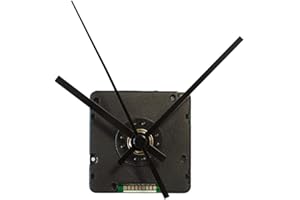 ‎TFA DOSTMANN TFA Dostmann 60.3518.01 Funk-Uhrwerk mit Uhrzeigerset, Uhrwerk für Wanduhr, zum Basteln, Funkuhr (schwarz mit Batterie)