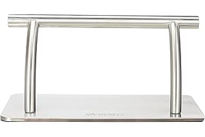 Efalock Repose-pieds stand-by en acier inoxydable hxtxb 18 x 19 x 36 cm