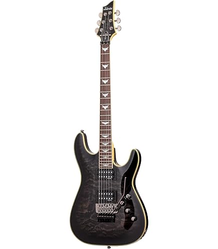 Schecter 6 String Solid-Body Electric Guitar, Aged Black Satin Schecter 6 String Solid-Body Electric Guitar, Aged Black Satin