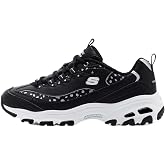 Kadın Sneaker 150236 BKSL Skechers D'LITES - WILDCATS Black/Silver Knit