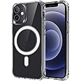 RHOADA Clear For iPhone 11 Case 6.1" Magnetic Case Compatible with MagSafe Charging, [Anti-Yellow] [Ultra Slim] [200% Drop Protection] PC + Silicone Frame Protective Cover