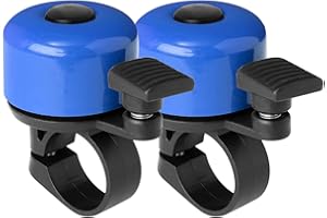 Binudum Campanello Bici Confezione da 2 con Suono Melodioso Classico Mini Campanello per Bicicletta per Bambini Adulti Clacson per Bici da Strada, Mountain Bike per Scooter, MTB, BMX