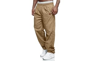CTU Herren Cargohose Chino Hose Herren Jogginghose Casual Freizeithose Elastische Taille Kordelzu Outdoor Hosen M-4XL