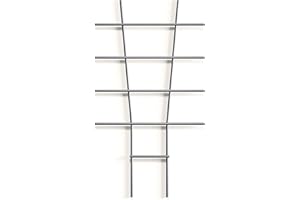 Viirkuja Treillis métallique pour plantes grimpantes - 24 x 42 cm - Accessoire de jardin indispensable - Pour plantes d'intérieur et de jardin comme Monstera (feuille de fenêtre) et lierre