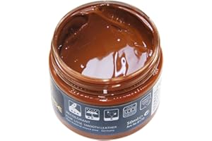LOVIVER Restaurador de Color de cuero, crema reparadora de cuero, pasta renovadora, bálsamo para recolorear cuero para bolsa, asientos de coche, sofás, marrón