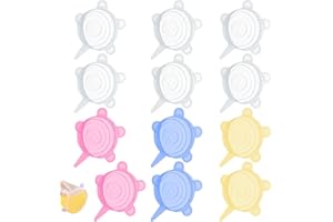 RENIMOVE Tapas silicona ajustables cocina para latas y botes adaptables ecologicas elasticas reutilizables Sin BPA Lavado a lavavajillas (12 Uds)