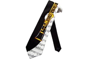 Steven Harris Clarinet Woodwind Band Neck Tie Necktie, Multi, Default