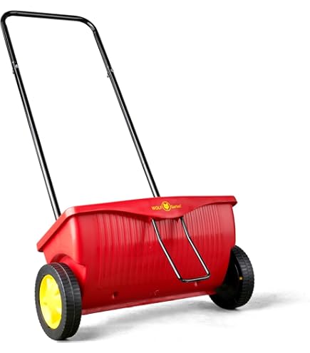 Gardena small caster S: Strurring container and hand-loading