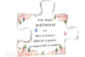 FLEXITONIC Idee Cadeau Maitresse D'école Fin d'année Merci Maitresse Cadeau Atsem Maternelle Cadeau Atsem d'école Fin d'année Cadeau Maîtresse Cadeau Merci Cadeau pour Professeur Aesh Cadeau Fin d'année Scolaire