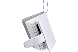 HIYQIN Mini album fotograficzny z 32 kieszeniami, kompatybilny z Fujifilm Instax Mini Film, Instax Mini 12, 99, 70, 7s, 8, 8+, 9, 11, 25, 50s, 90, przenośny, mini album fotograficzny z brelokiem,