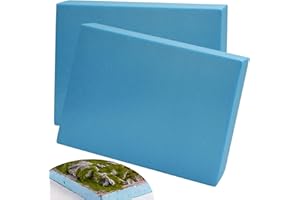 MHDJQ Pannelli in Schiuma per Modellismo 30 x 20 x 5cm Pannelli Polistirene per Modellare Fai da te Artigianato Schiuma Base di Diorama 2Pcs (2, 30 * 20 * 5cm)