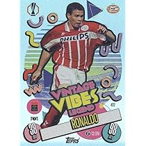 Match Attax 2024 2025 Ronaldo Vintage Vibes Legend Trading Card