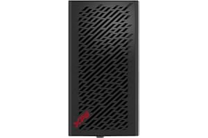 XPG Valor AIR - Chasis de torre media negro - El kit incluye 4 ventiladores Vento 120 | Mini-ITX, Micro-ATX, ATX PC Case | Vidrio templado de 3 mm | 7 ranuras PCIe - 2 bandejas HDD/SSD de 3.5 + 2+1 de