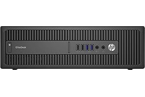 HP EliteDesk 800 G1 - Ordenador de sobremesa (Intel Core i5-4570, 16GB de RAM, Disco SSD de 480GB, Sin lector, Windows 10 Pro ES 64) - Negro (Reacondicionado)