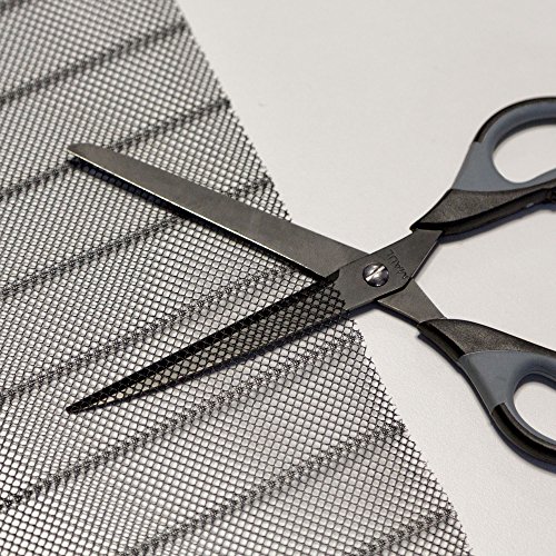 JAROLIFT Fliegengitter Magnetvorhang für Türen 110 x 220cm, schwarz, individuell kürzbar (Höhe und Breite) - 3