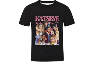 K-POP KATSEYE Musikalbum grafisk t-shirt för flickor sweatshirt musikfans fest kortärmad toppar 6-13 år t-shirt