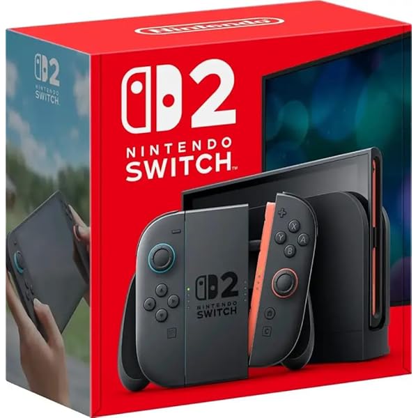 Nintendo Switch 2 + Mario Kart World with Red & Blue Joy Con (1