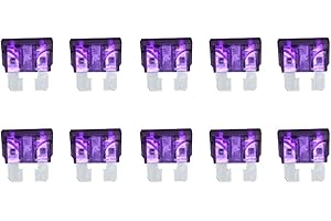 CNLW 10PCS 3A Medium size Auto fuse, Automotive Fuses Blade,The fuse Insurance insert The insurance of xenon lamp piece Lights Fuse