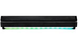 Woxter Big Bass 310 - Barra de Sonido con Potencia de 20W (Retroiluminados RGB, PC/PS4/Xbox/TV/Móvil/Tablet), Alimentado por USB, Color Negro