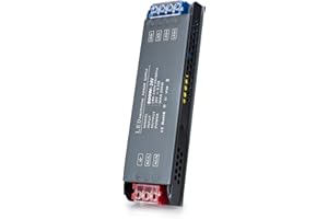 Wandering Star® Transformador 220V a 24V 200W 8.3A LED Driver, Ultra Fino Fuente de Alimentación 220V a 24V DC Driver de Bajo Tensión Controlador LED Voltaje Constante