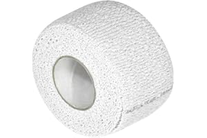 Sportstape Pack of 3 White Pro Grip Ice Hockey Stick Tape 38mm x 9.14m