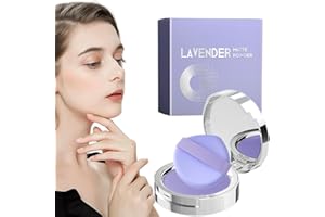 CESGIGO Chillab Lavender Matte Powder, Chillab Lavender Matte Powder Oil Control, Chillab Cipria Lavanda, Cipria Gel Opacizzante Viso (1 pezzi)