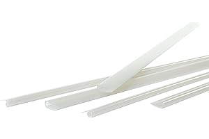 Pavo Lot de 25 Baguettes à reliure 6 mm Transparent