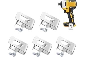 CHARFIA Lot de 5 clips de ceinture de rechange pour outils Dewalt 18 V max