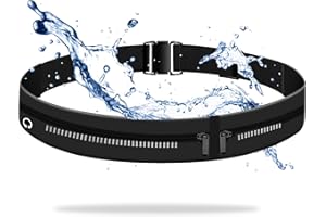 SIBLAIES Laufgürtel für Handy, Laufbauchtasche - Leicht, wasserdicht & verstellbar, mit Platz für Handy und Schlüssel. Faltbare Innenschicht, Ideal für Sport und Outdoor-Aktivitäten！