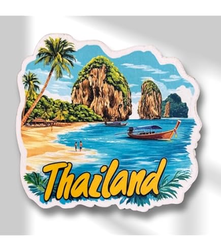 Aimant Thaïlande Lamai Beach KOH Samui 3D Aimant De Réfrigérateur